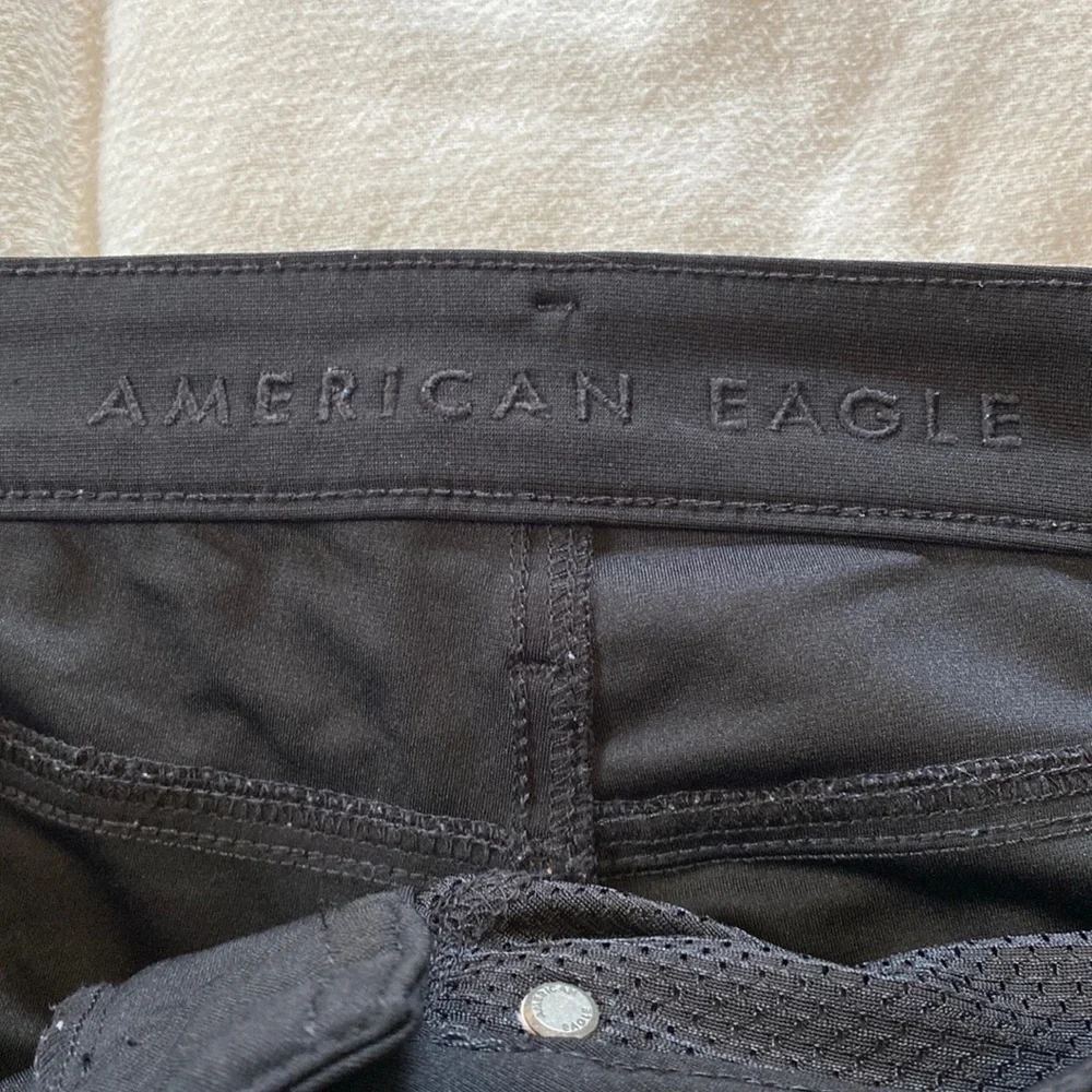 American Eagle Outfitters Black Slim Straight Pants - Picture 3 of 5